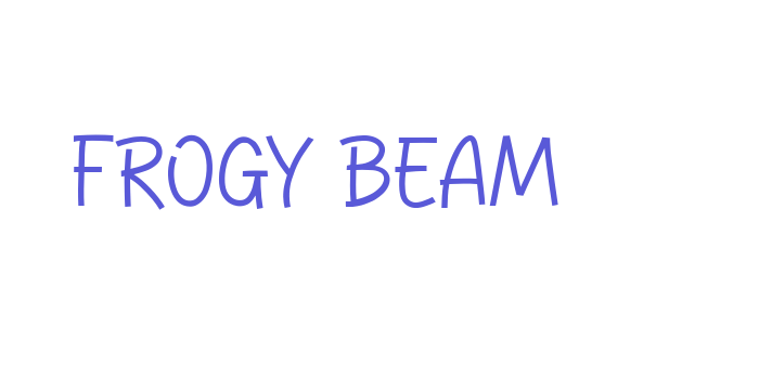 Frogy Beam Font Download