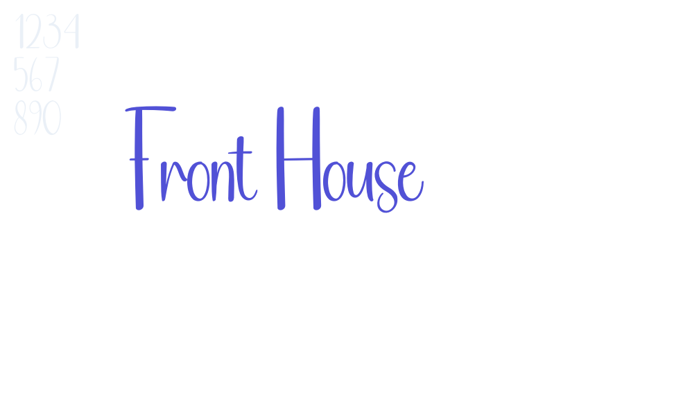 Front House-font-download