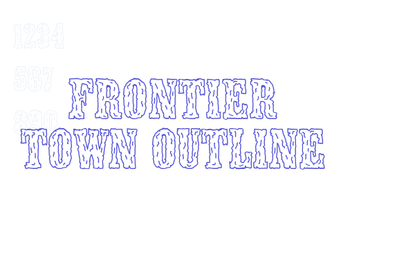Frontier Town outline