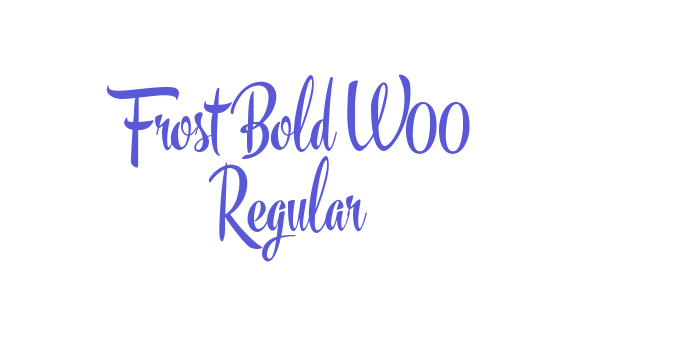 Frost Bold W00 Regular Font Download