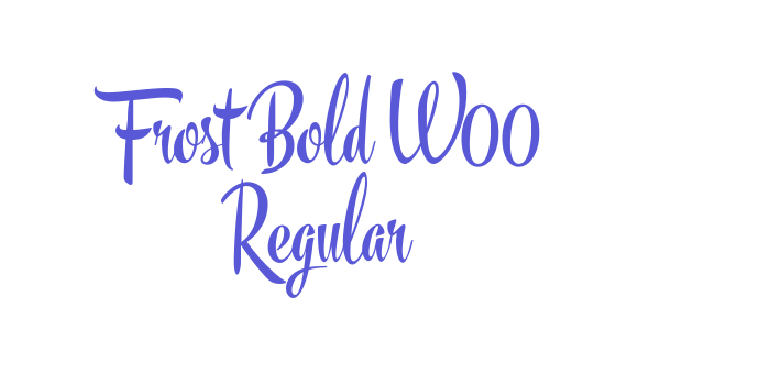 Frost Bold W00 Regular Font