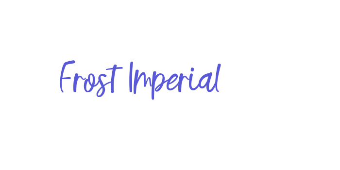 Frost Imperial Font Download