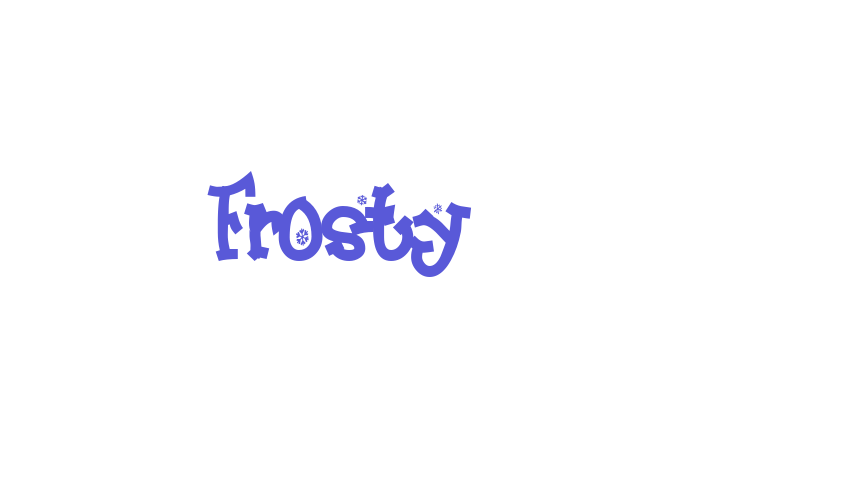 Frosty Font Download