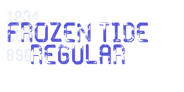 Frozen Tide Regular font free