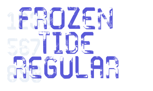 Frozen Tide Regular Font Download