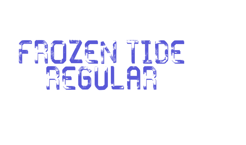 Frozen Tide Regular Font Download