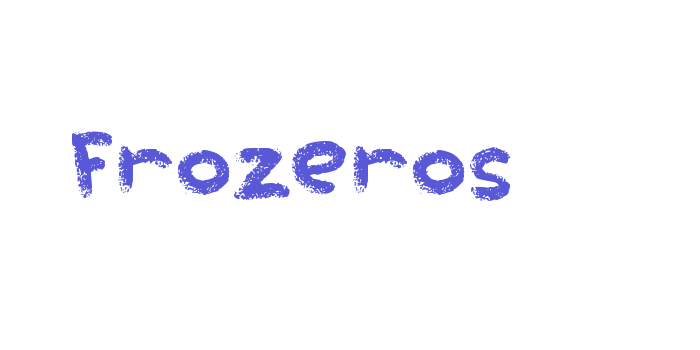 Frozeros Font Download