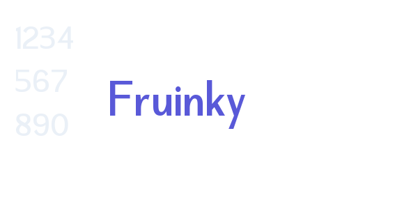 Fruinky font free