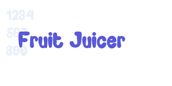 Fruit Juicer font free