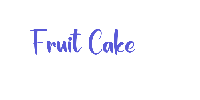 Fruit Cake Font