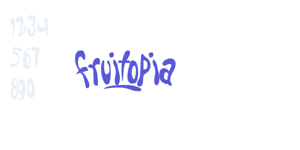 Fruitopia font