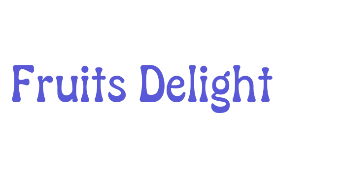 Fruits Delight Font Download