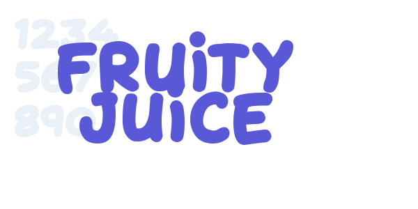 Fruity Juice font free