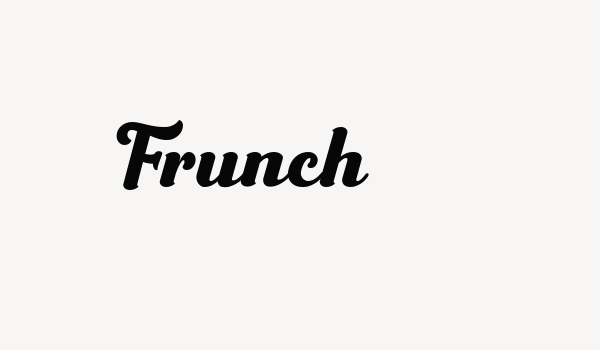 Frunch Font