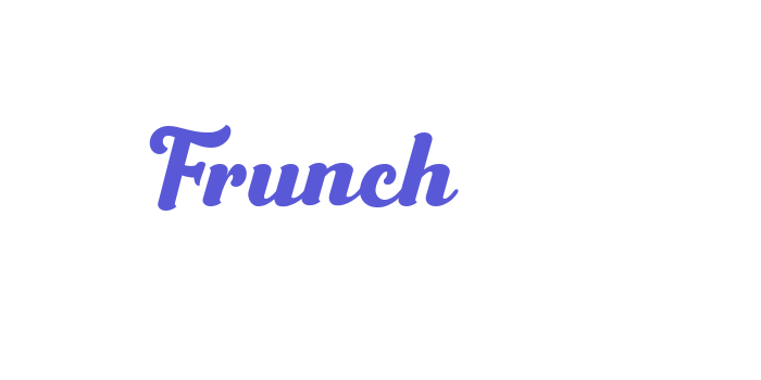 Frunch Font Download