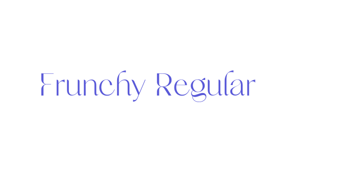 Frunchy Regular Font Download