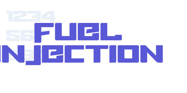 Fuel Injection font free