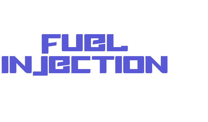 Fuel Injection Font