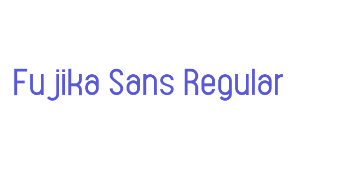 Fujika Sans Regular Font Download