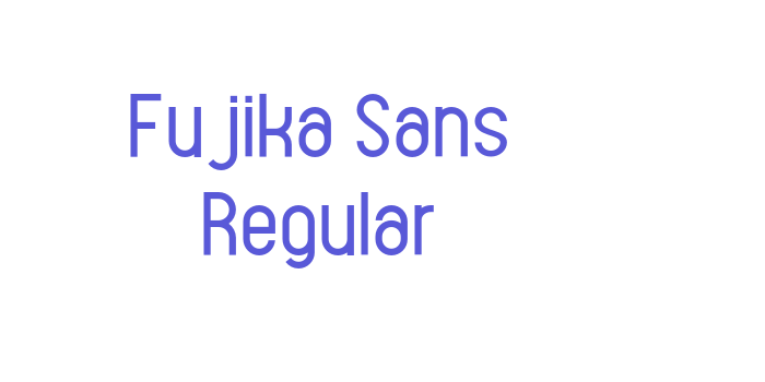 Fujika Sans Regular Font