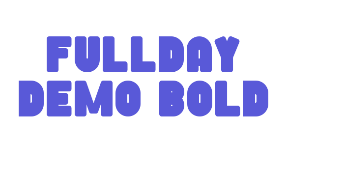 Fullday Demo Bold Font