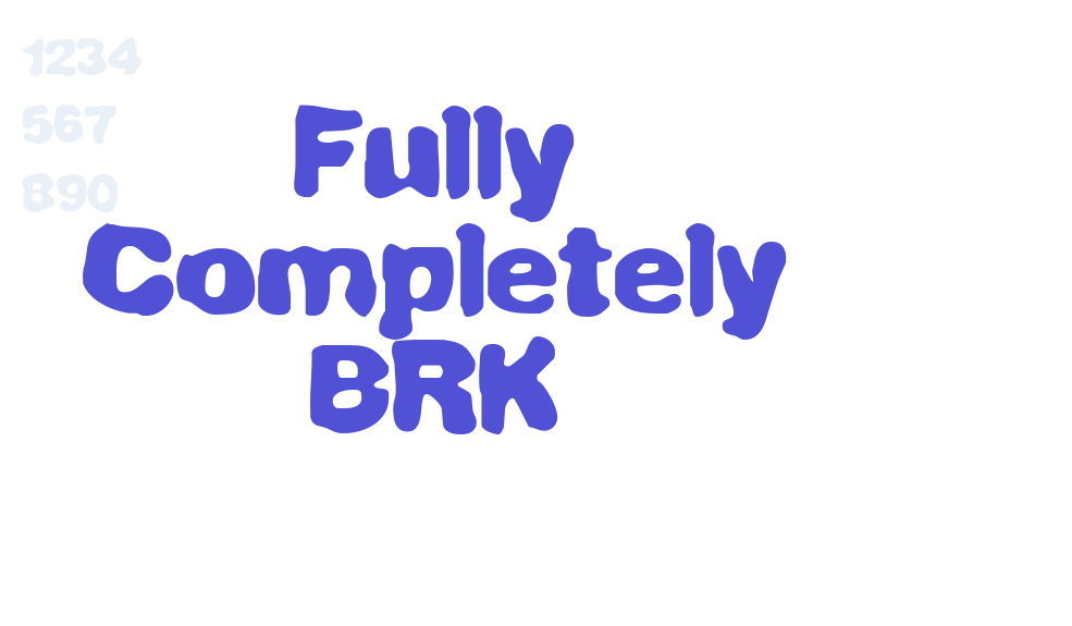 Fully Completely BRK-font-download