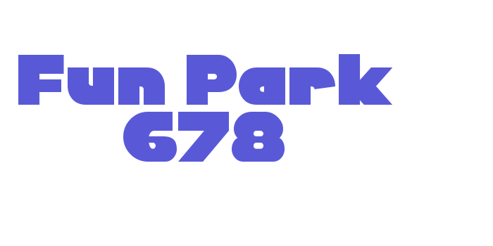 Download Fun Park 678 Font