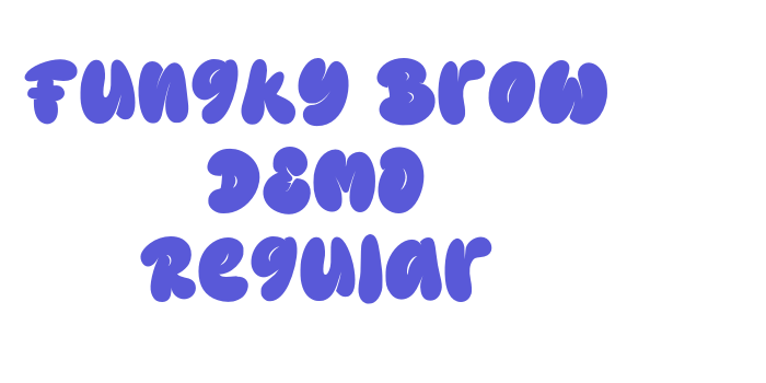 Fungky Brow DEMO Regular Font Download