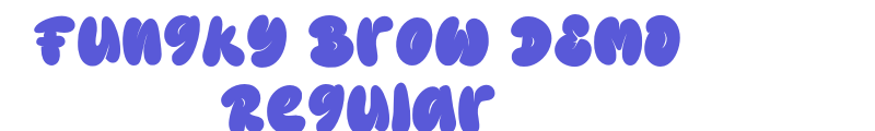 Fungky Brow DEMO Regular font