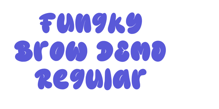 Fungky Brow DEMO Regular Font