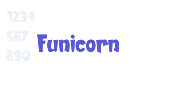 Funicorn font free