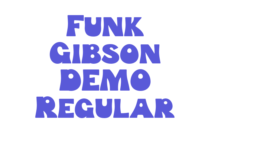 Funk Gibson DEMO Regular Font Download