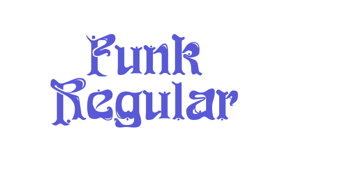 Funk Regular Font