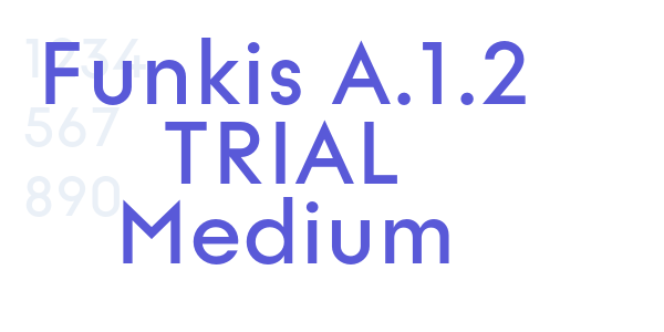 Funkis A.1.2 TRIAL Medium font