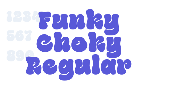 Funky Choky Regular font free