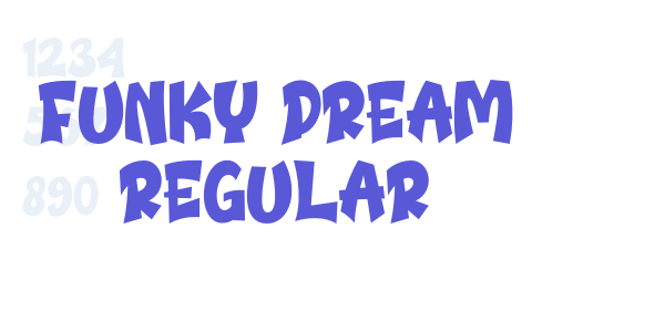 Funky Dream Regular font free