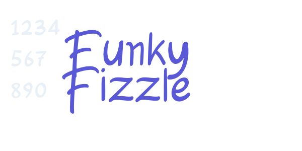 Funky Fizzle font