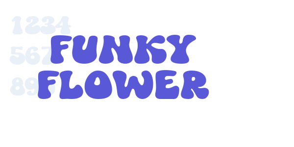 Funky Flower font