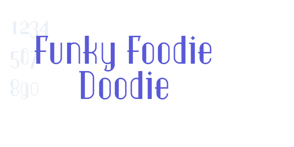 Funky Foodie Doodie font free