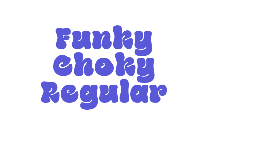 Funky Choky Regular Font Download