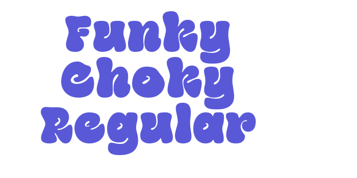 Funky Choky Regular Font