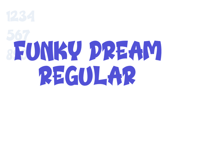 Funky Dream Regular font download