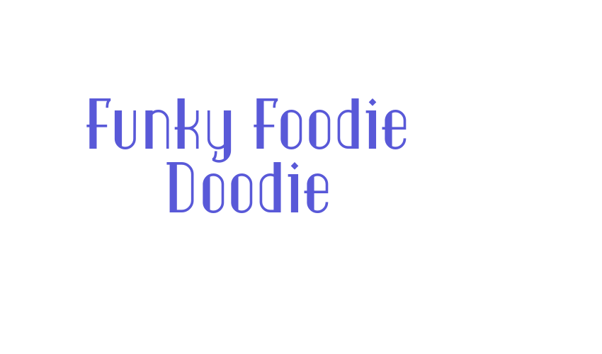 Funky Foodie Doodie Font Download