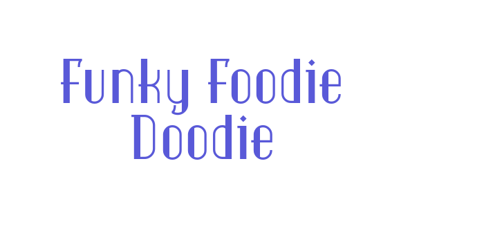 Funky Foodie Doodie Font Download