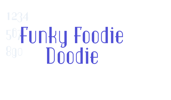 Funky Foodie Doodie font download