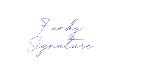 Funky Signature-font-download