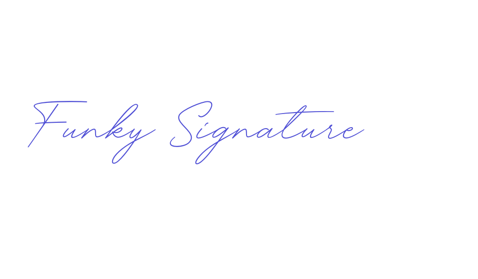 Funky Signature-font-download