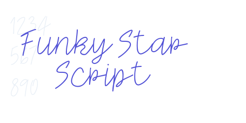 Funky Star Script-font-download