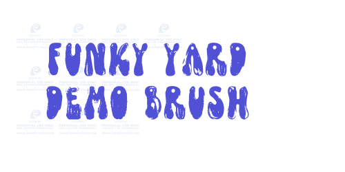 Funky Yard DEMO Brush-font-download