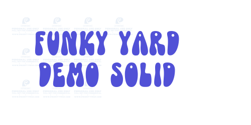 Funky Yard DEMO Solid-font-download